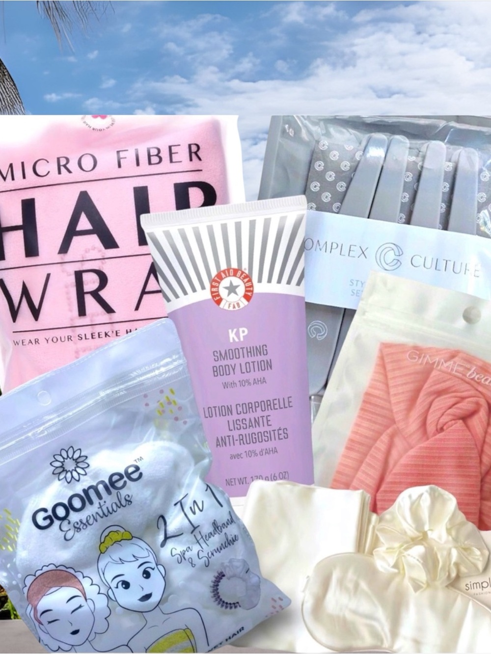 Home Spa Beauty Bundle | 6 Full Size Products | All New | Includes Mystery Gifts